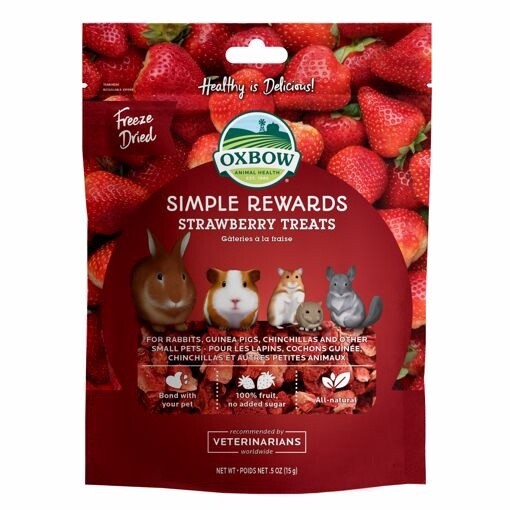 OXBOW .5OZ SIMPLE STRAWBERRY TREAT