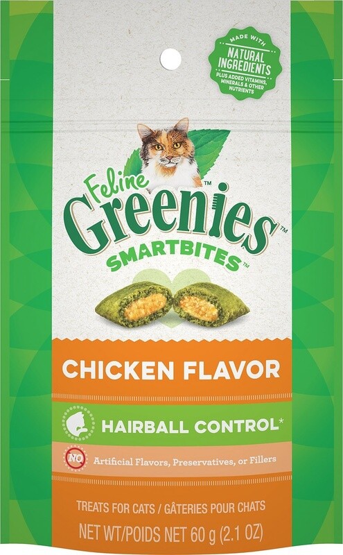 FELINE GREENIES HAIRBALL CONT
