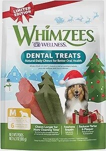 WHIMZEES HOLIDAY MEDIUM 6.3OZ