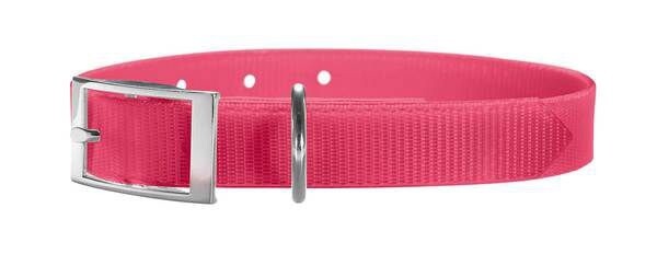 1&quot; 2PLY NYLON COLLAR PINK 26&quot;
