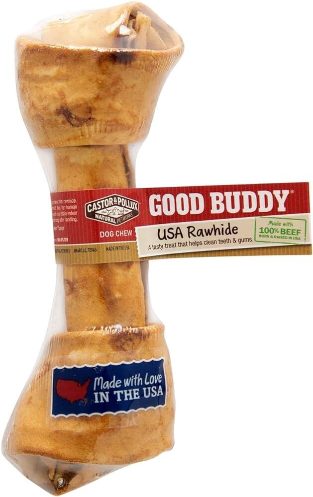 GOOD BUDDY 6-7&quot; RAWHIDE BONE