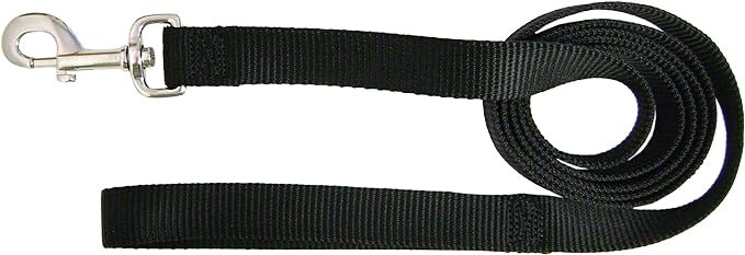 1" NYLON 4FT BLACK LEAD