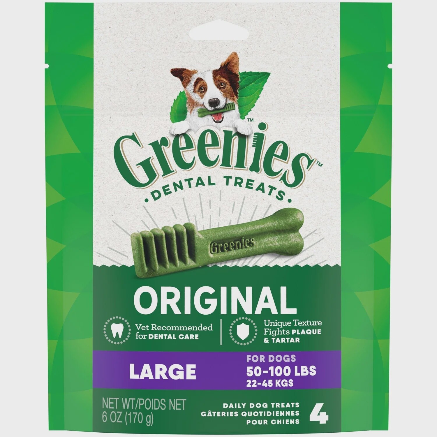 GREENIES 6OZ LG MINI TREAT PAK
