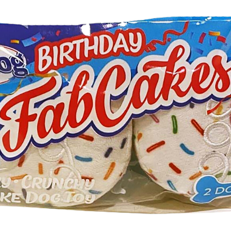 FAB DOG BIRTHDAY CUPCAKE 2CT