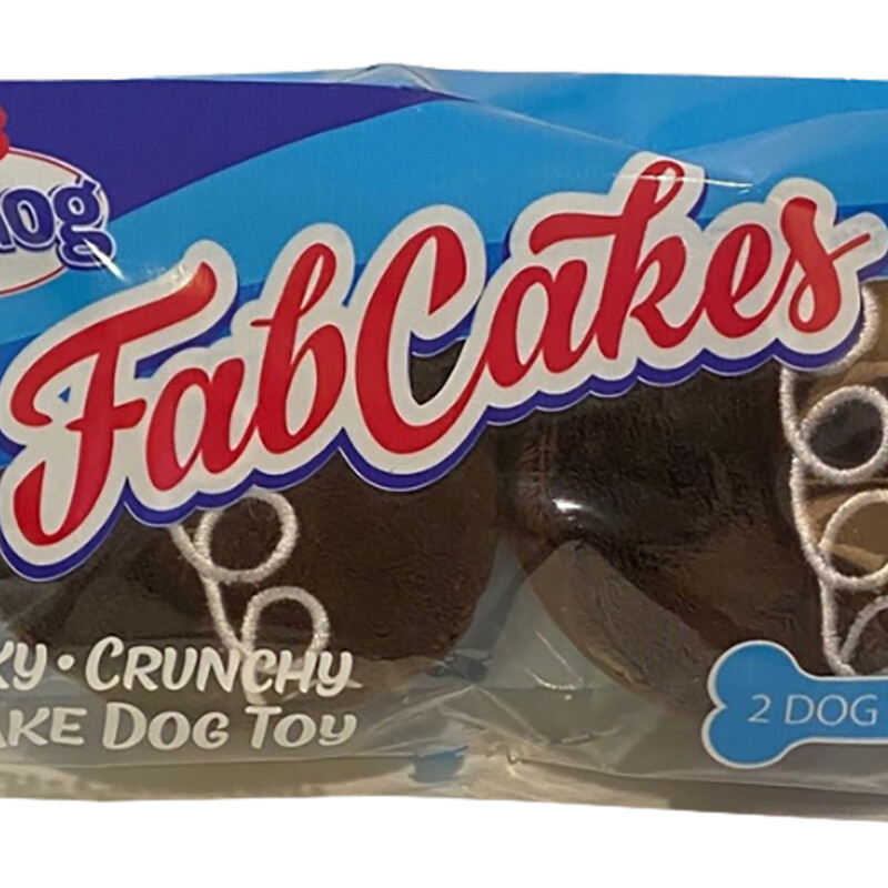 FABDOG CHOCLTE CUPCAKE 2CT