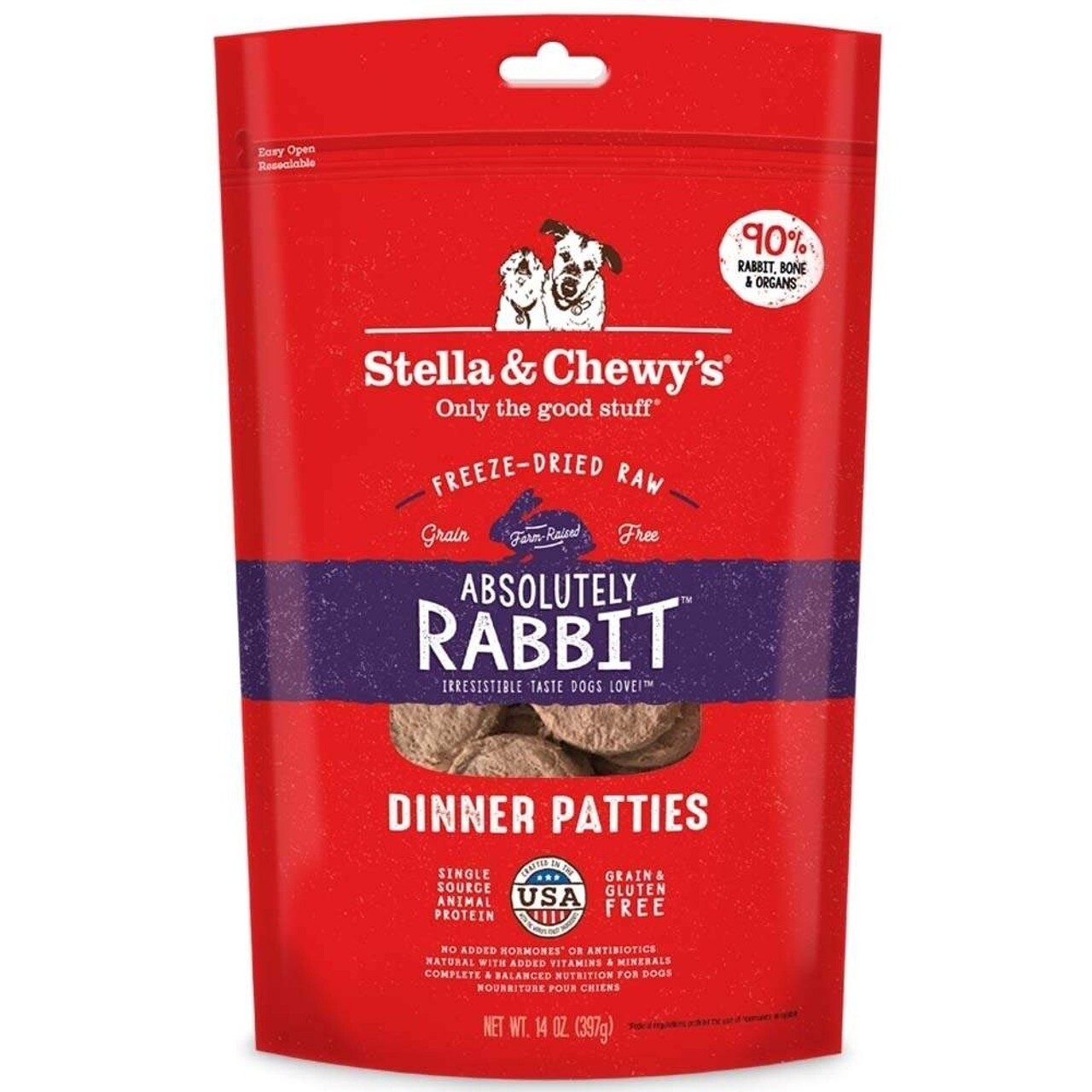 S&amp;C 6OZ FREEZE-DRIED RABBIT