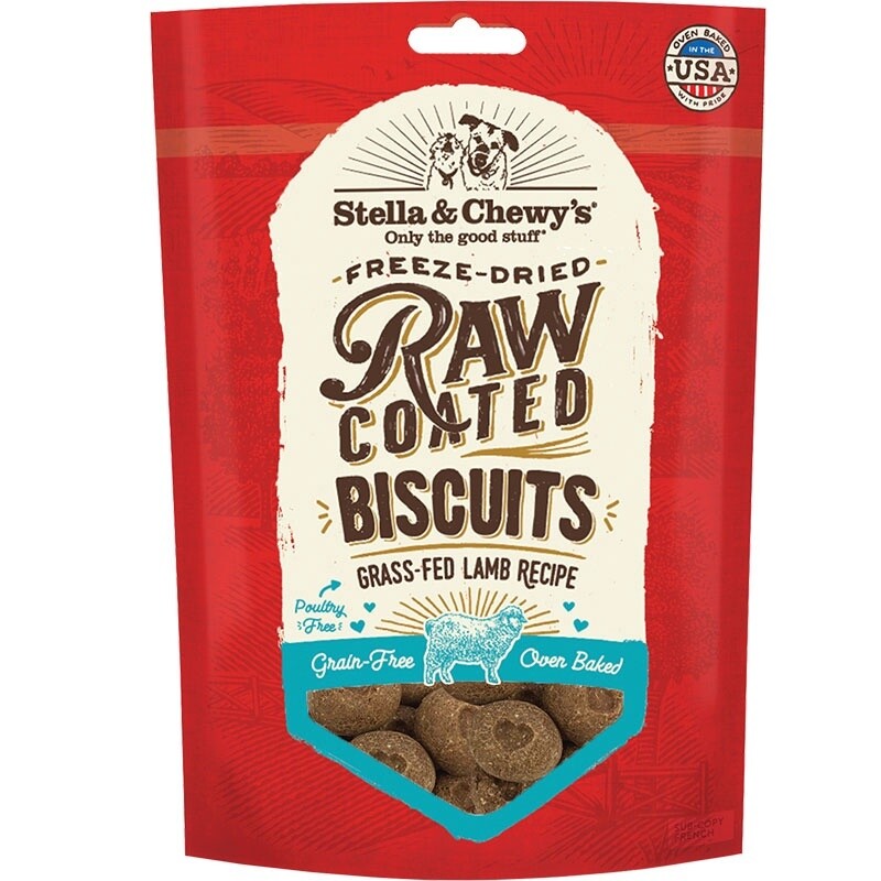 S&amp;C RAW COATED LAMB BISCUITS