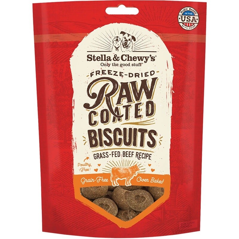 S&amp;C 9OZ RAW COATED BEEF BISC