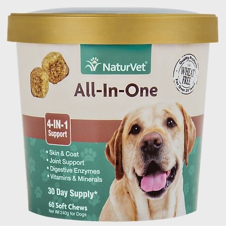NATURVET 60CT ALL-IN-ONE CHEW
