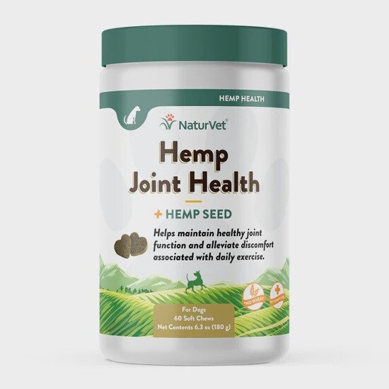 NATURVET HEMP JOINT CHEWS 60CT