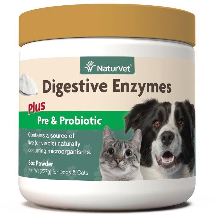NATURVET DIGESTIVE ENZYMES 8OZ