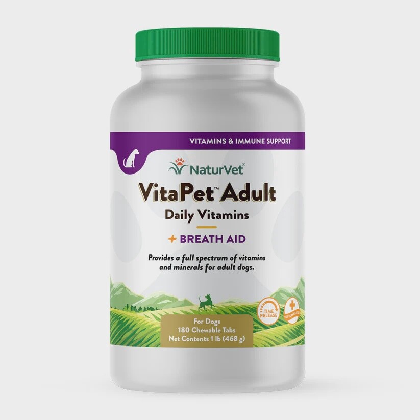 NATURVET VITAPET VITAMIN 180CT