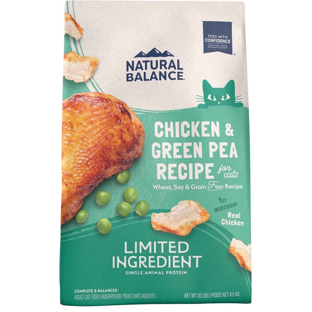 10# NATURAL BALANCE CAT CHICKEN &amp; GREEN PEA