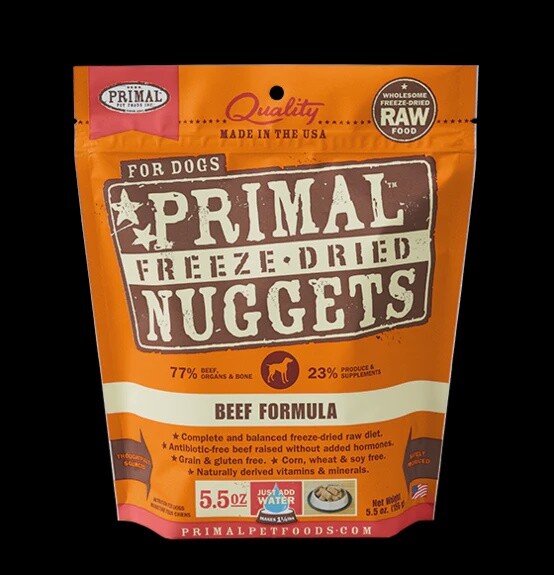 PRIMAL FREEZE-DRIED BEEF 5.5OZ