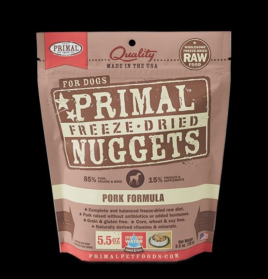 PRIMAL FREEZE-DRIED PORK 5.5OZ