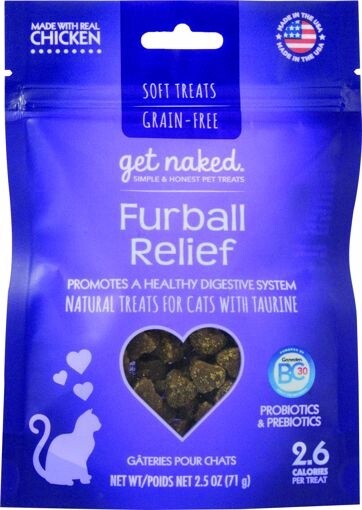 2.5OZ GET NAKED DIGESTIVE HEALTH SOFT CAT TREAT
