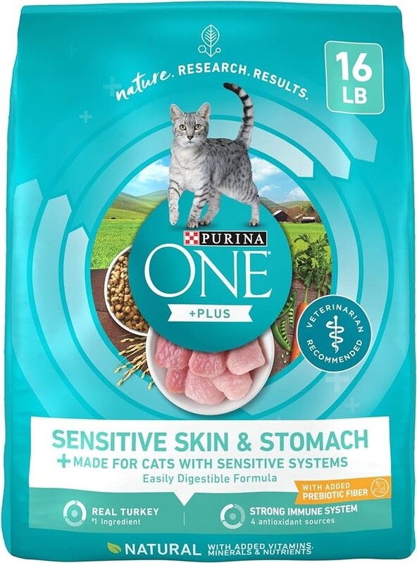 16# PURINA ONE + SENS SKN/STO CAT