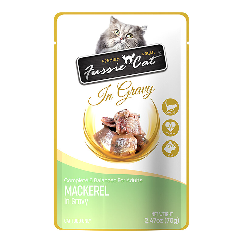 2.47OZ FC PREMIUM MACKEREL GRAVY POUCH CS/12