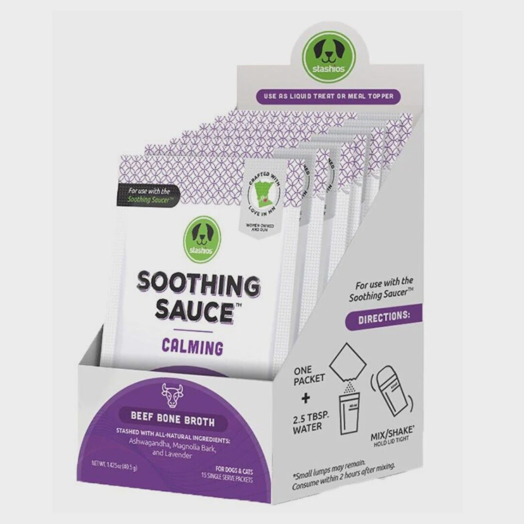 STASHIOS SOOTHING SAUCE BEEF 15PK