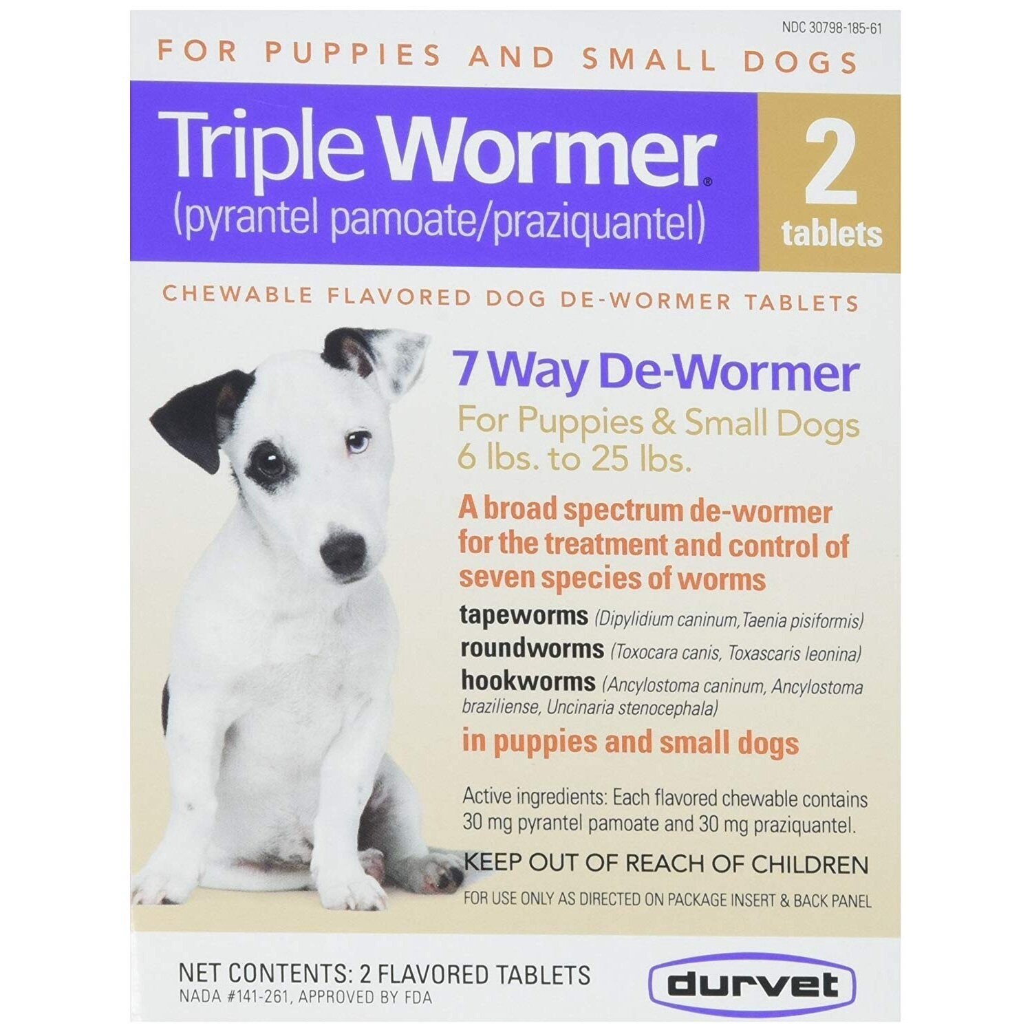 TRIPLE WORMER 6-25# 2 TABS