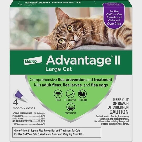 FELINE ADVANTAGE LARGE 9+ 4PK