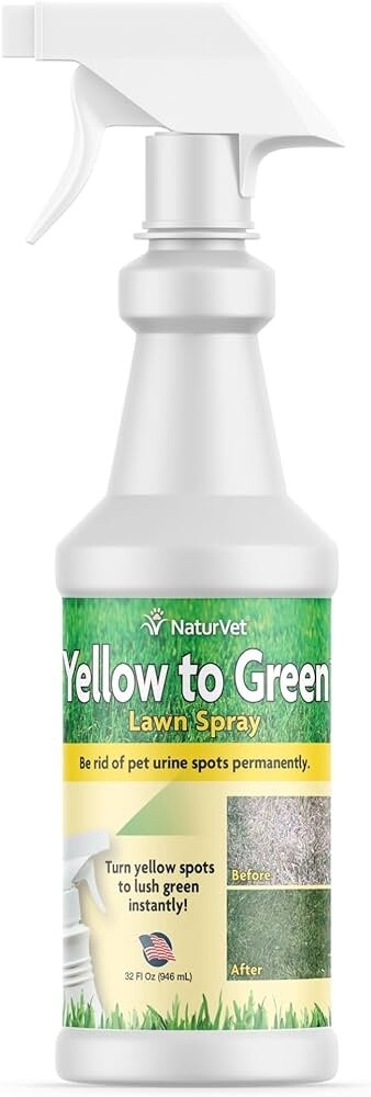 NATURVET YELLOW TO GREEN LAWN SPRAY 32OZ
