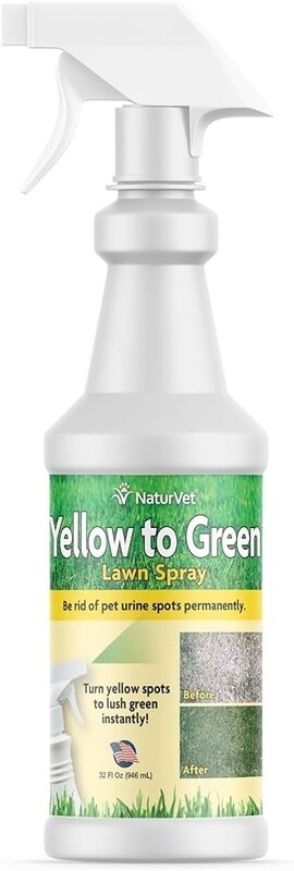 NATURVET YELLOW TO GREEN LAWN SPRAY 32OZ