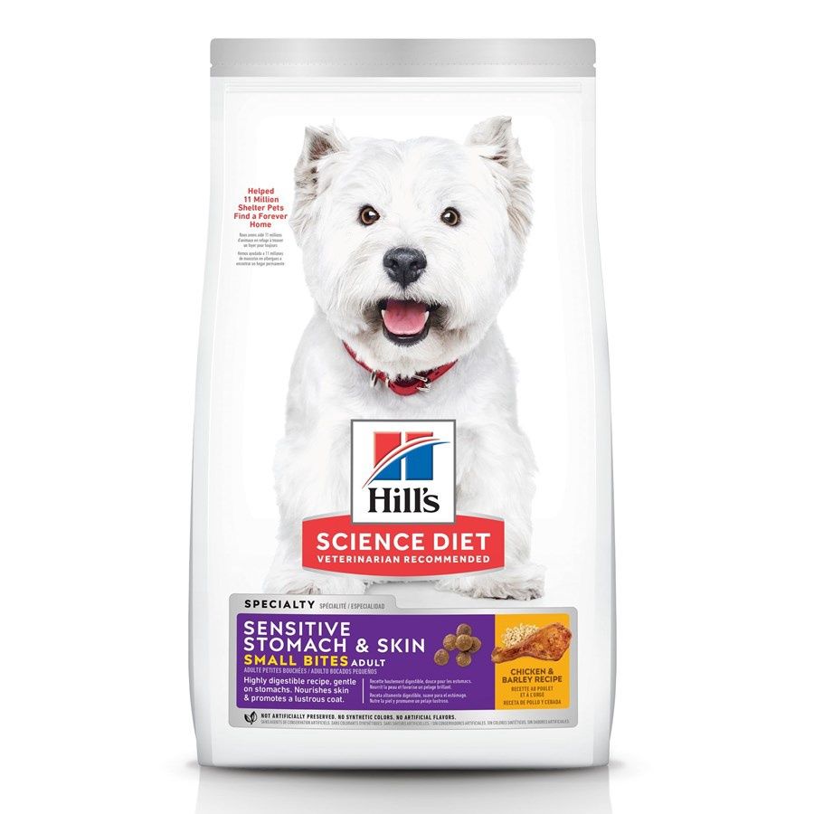 15# HILL&#39;S SM BITES SENS. SKIN/STOMACH