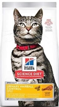 15.5# HILL'S ADULT URINARY/HAIRBALL CAT