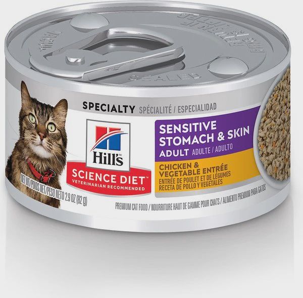 2.9OZ HILL&#39;S CAT SENS STOMACH/SKIN