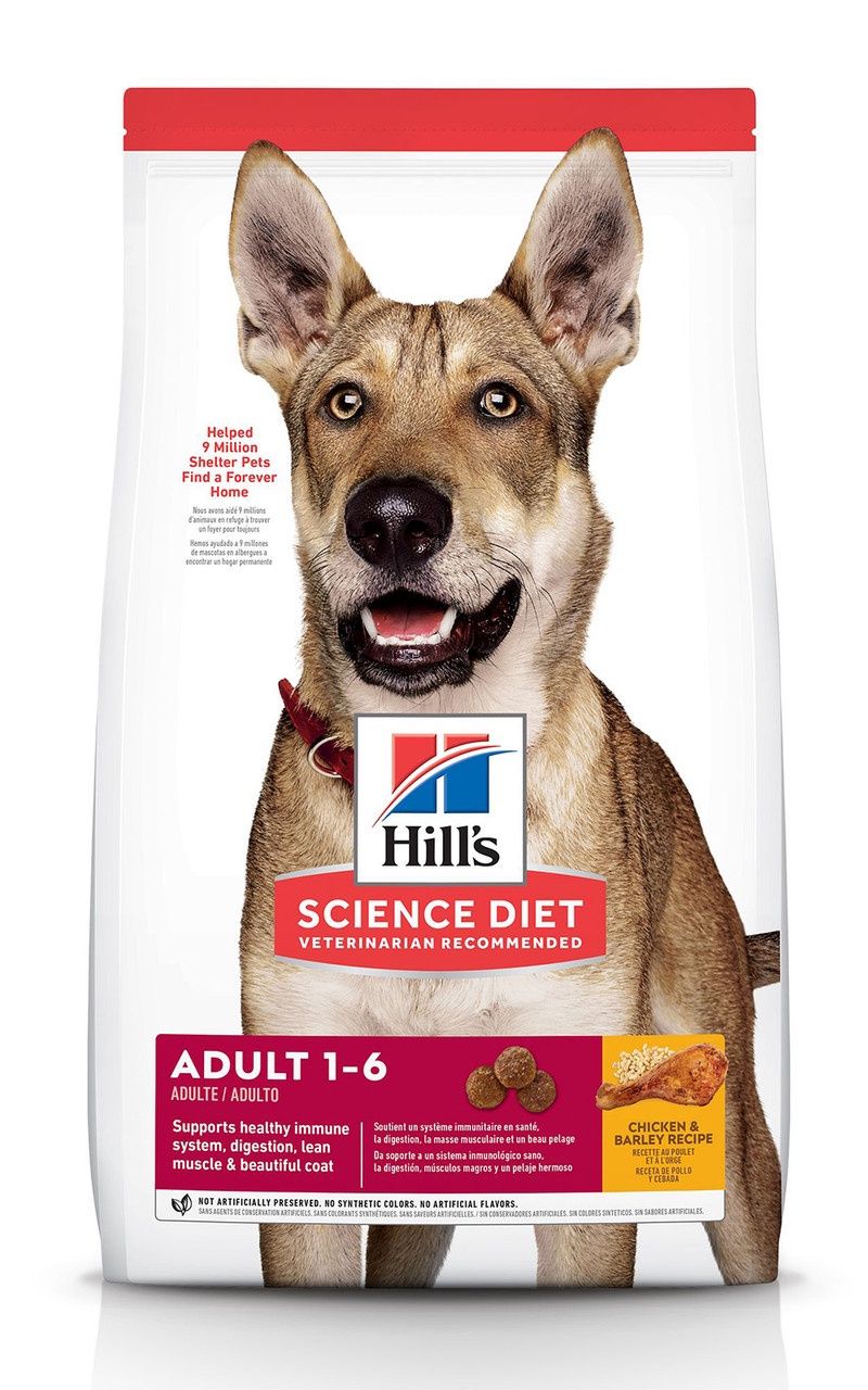 35# HILLS ADULT 1-6 CHICKEN &amp; BARLEY