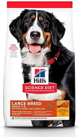 35# HILL&#39;S LG BREED ADULT CHICKEN &amp; BARLEY