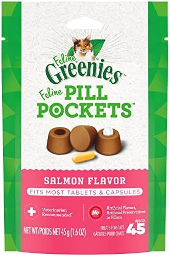 PILL POCKETS 1.6OZ SALMON CAT