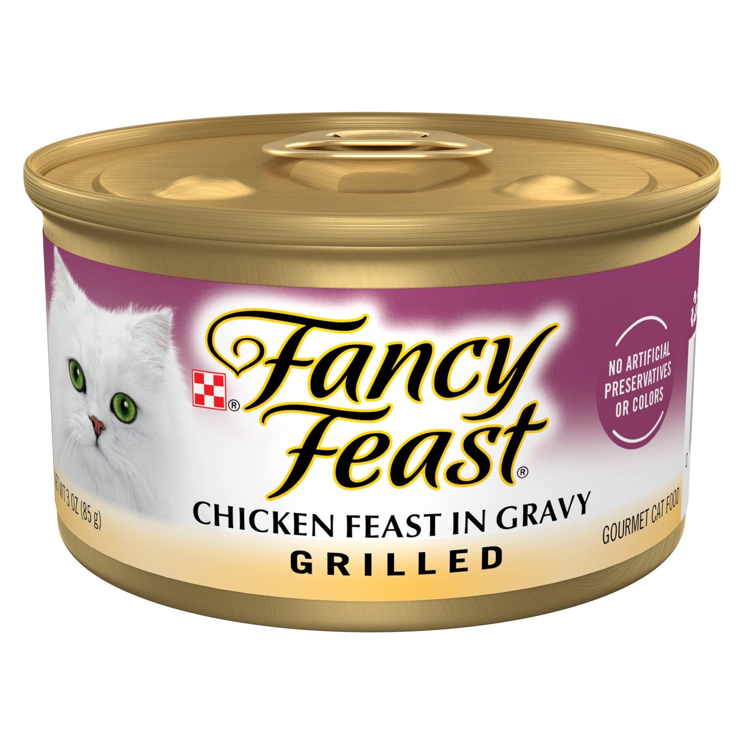 3OZ FANCY FEAST GRILLED CHICKEN IN GRAVY CS/24
