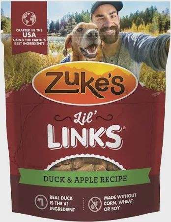 6OZ ZUKE&#39;S LIL&#39; LINKS DUCK &amp; APPLE CS/8