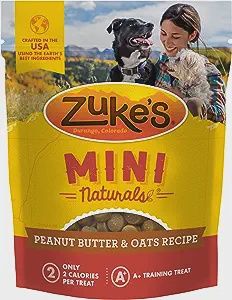6OZ ZUKE&#39;S MINI NATURALS PEANUT BUTTER CS/12