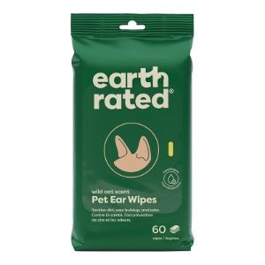 EARTH RATED DOG EAR WIPES 60CT