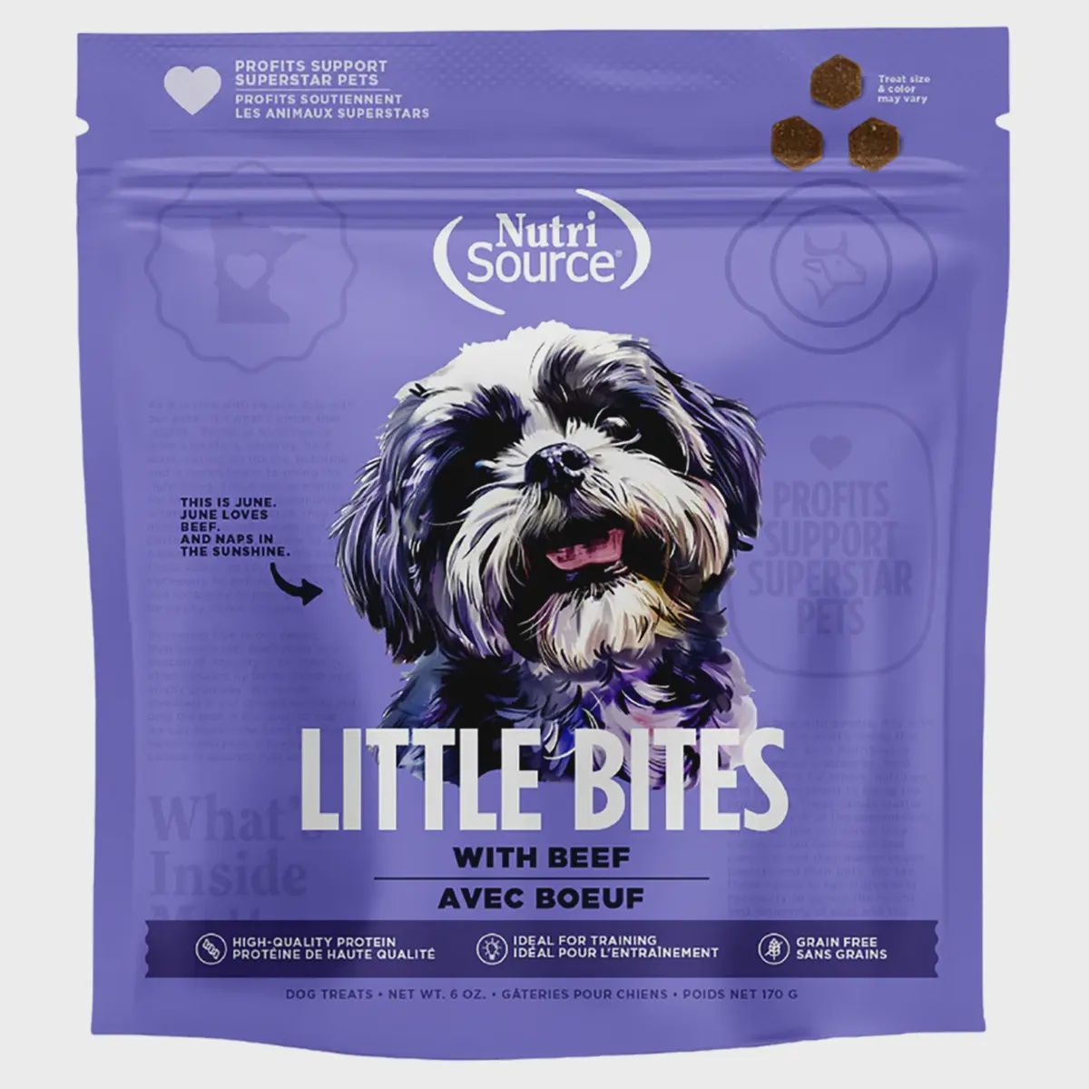 6OZ NS GF LITTLE BITES WITH BEEF