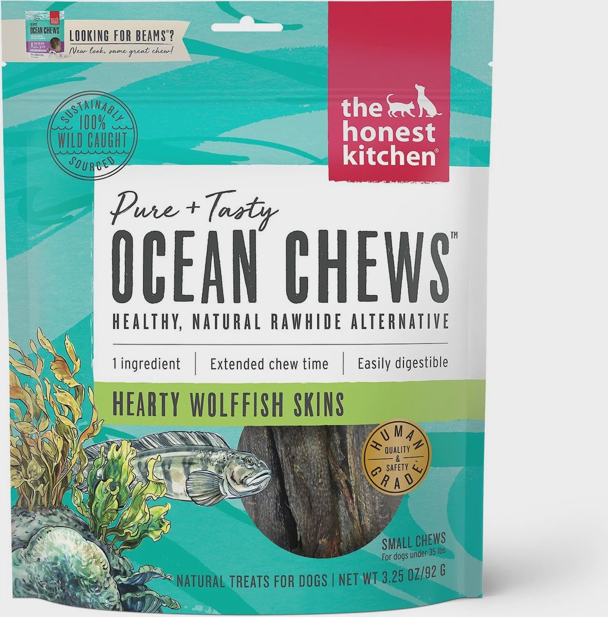 Honest Kitchen Ocean Chews 3.25 OZ