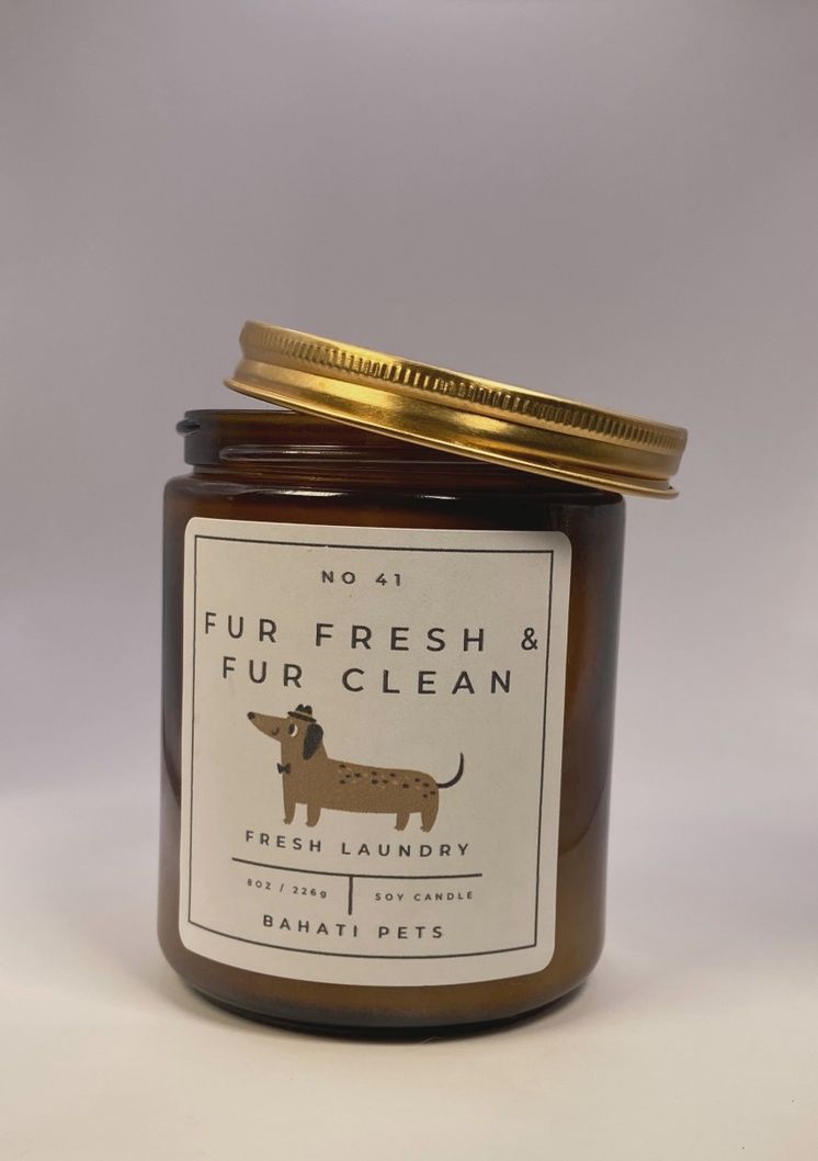 Fur Fresh &amp; Fur Clean 8 Oz Candle