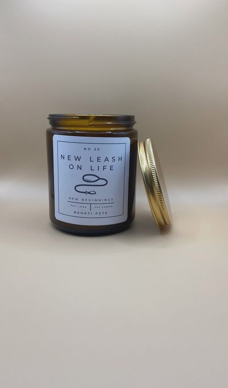 New Leash On Life 8 OZ Candle