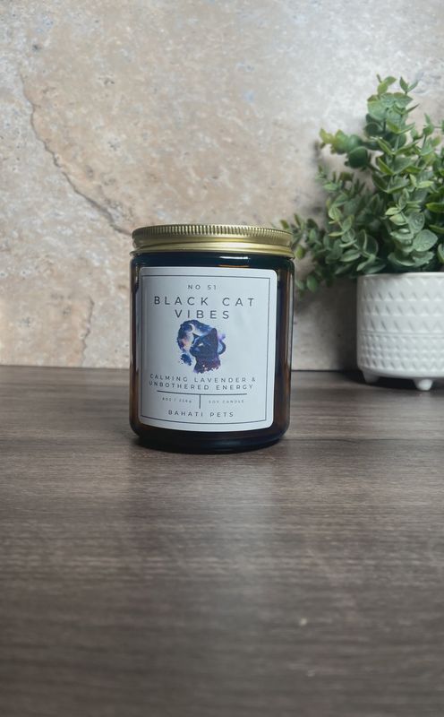 Black Cat Vibes 8 OZ Candle