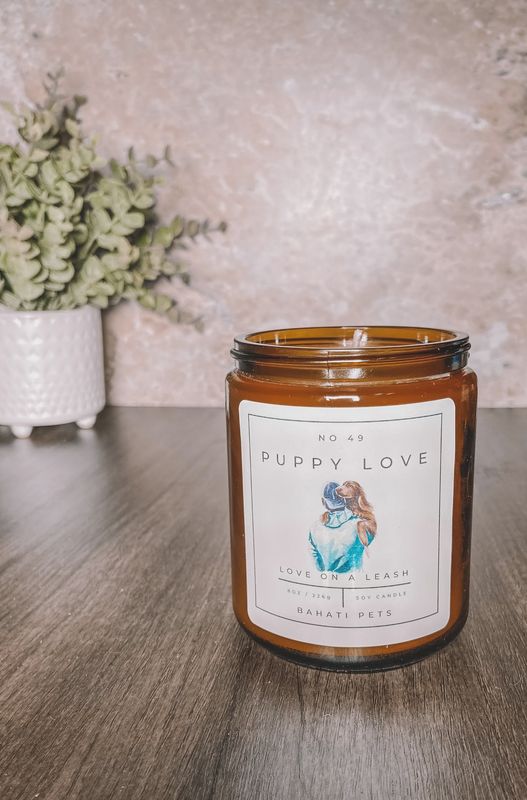 Puppy Love Santal &amp; Coconut 8 Oz Candle