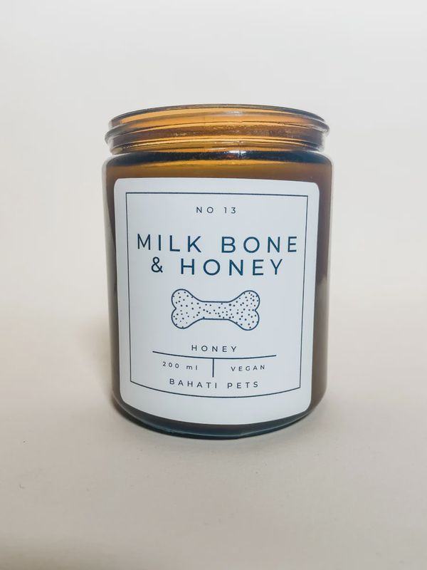 Milkbone &amp; Honey 8 OZ Candle