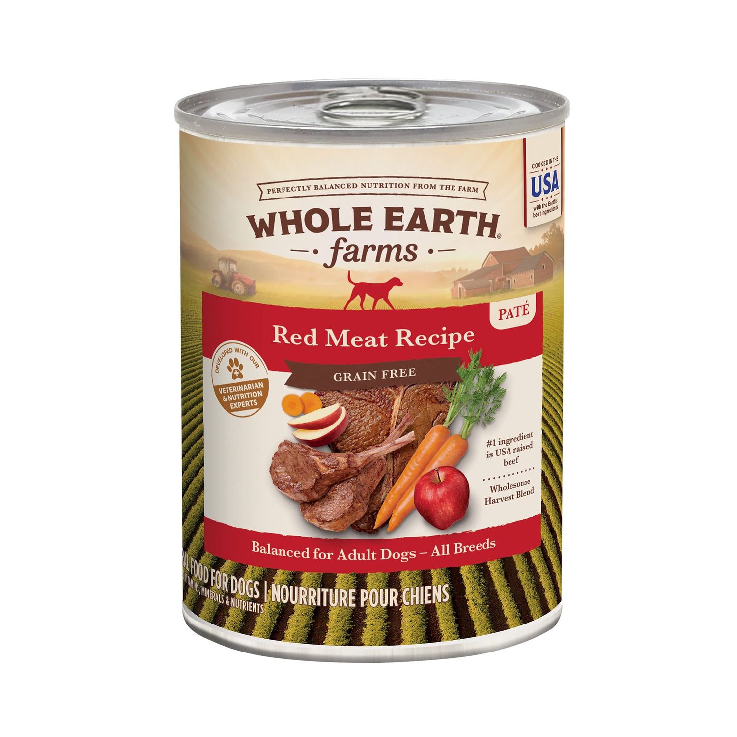 WHOLE EARTH FARMS GF RED MEAT 12.7OZ CS/12