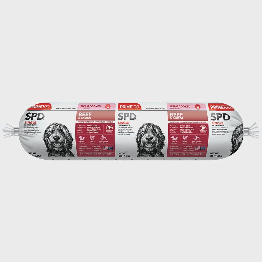 3# PRIME100 BEEF &amp; CARROT FRESH ROLL