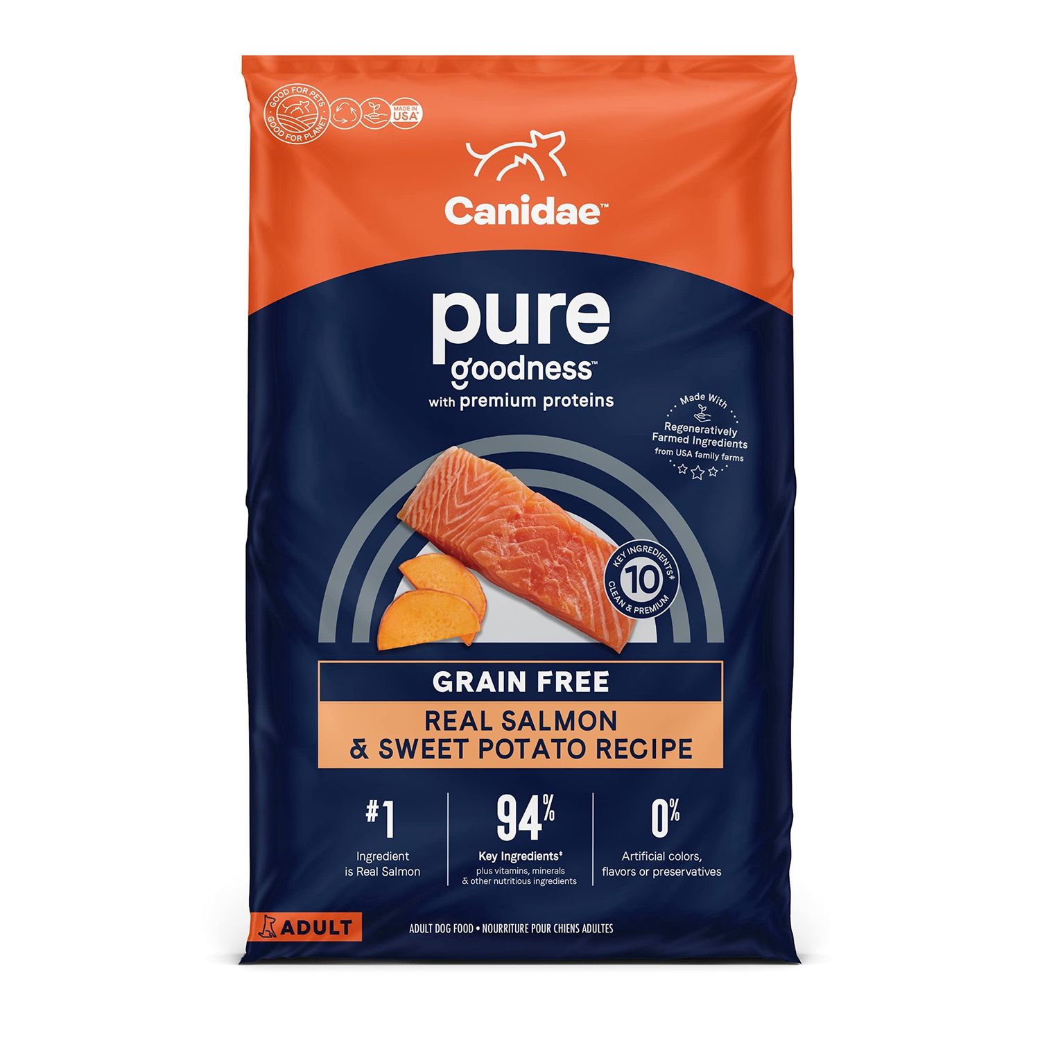 22# CANIDAE PURE GOODNESS SALMON/SW POT