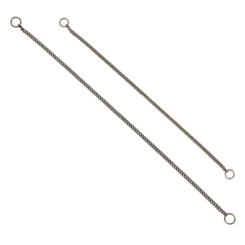 SLIP CURVE CHAIN 1.4MM X 12" BLACK