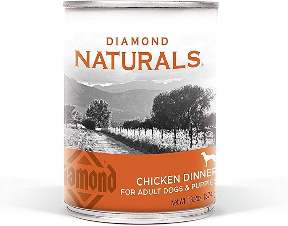 DIAMOND NATURALS CHICKEN DOG 13.2OZ CS/12