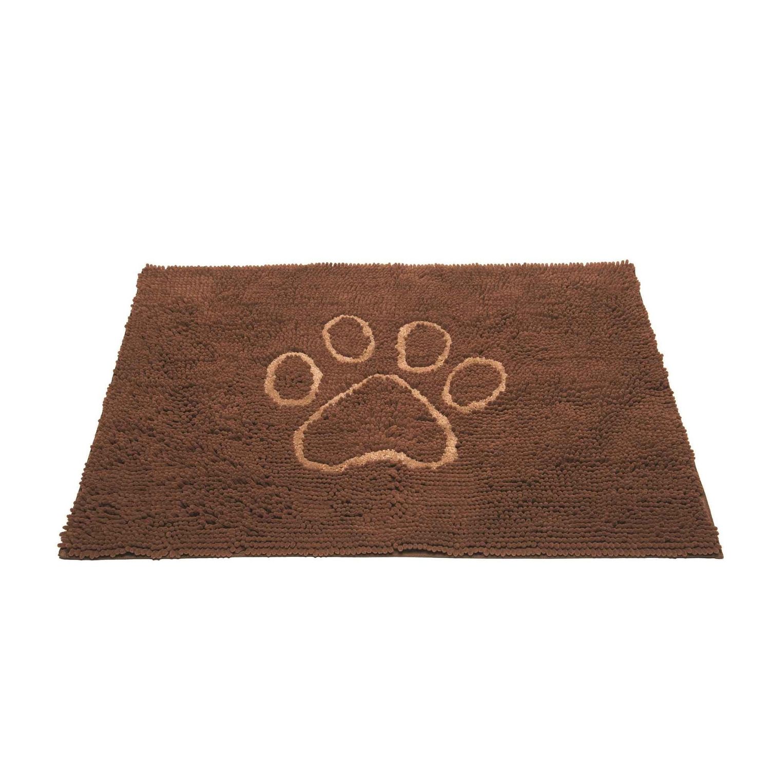 DIRTY DOG SM MOCHA BROWN W/ LIGHT BROWN PAW 23X16 CS/24